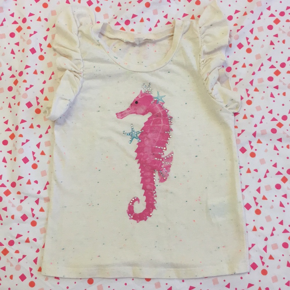 Seahorse crystal top